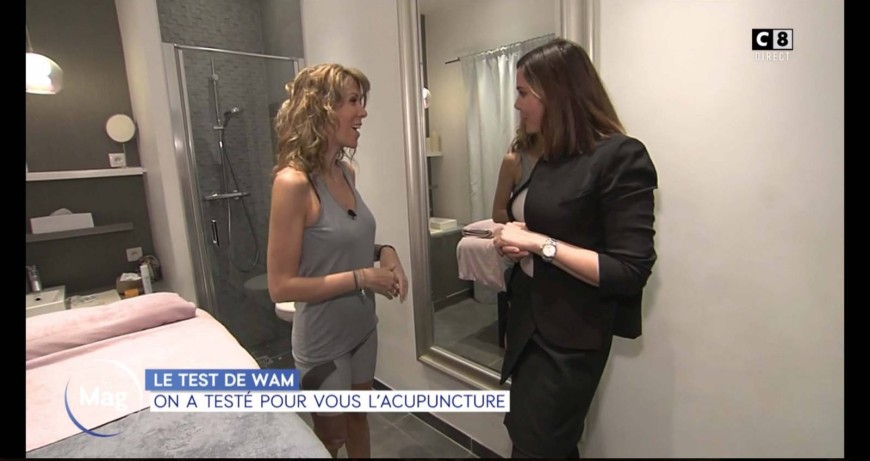 Céline Claret-Coquet dans l'émission de William à Midi sur C8