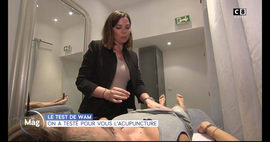 Céline Claret-Coquet dans l'émission de William à Midi sur C8