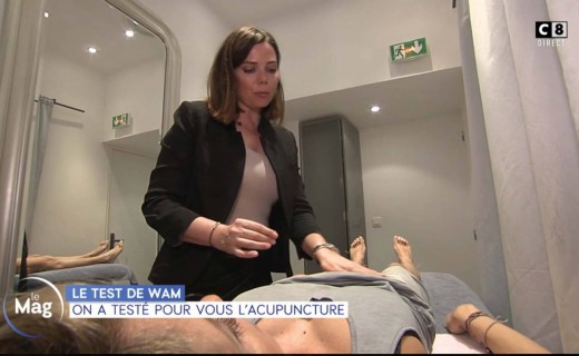 Céline Claret-Coquet dans l'émission de William à Midi sur C8