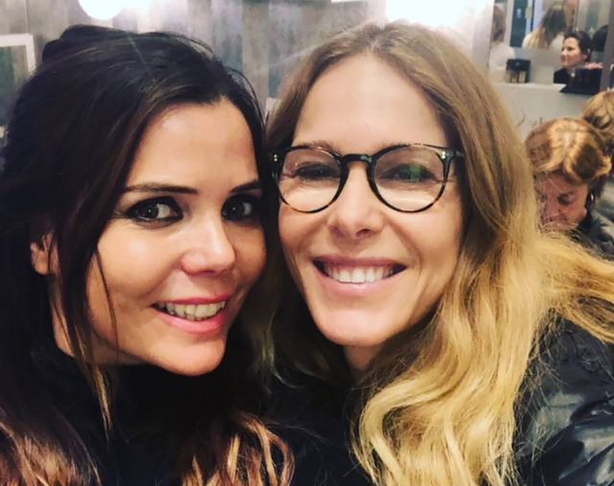 L'actrice française Pascale Arbillot s'offre les soins de Céline Claret-Coquet pour tonifier la peau du visage